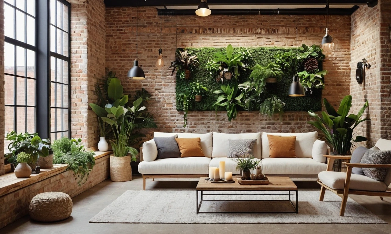 Оригинальный выбор строительных и отделочных материалов для Лофт-интерьера