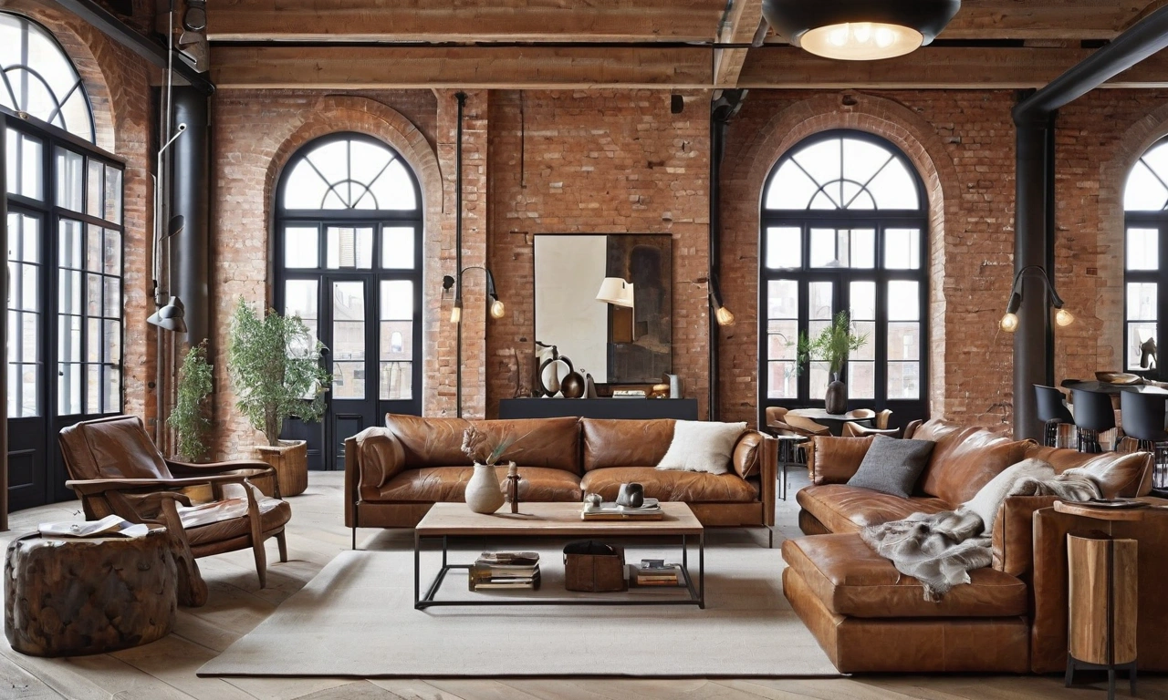 Простота и функциональность лофт-дизайна