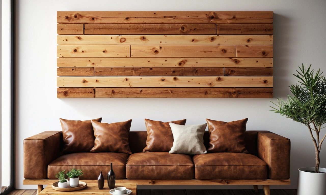 Деревянные элементы и мебель в интерьере