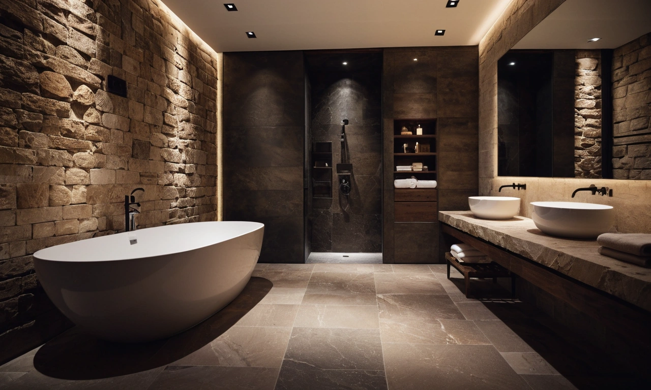 Стерильная сантехника в стиле Лофт