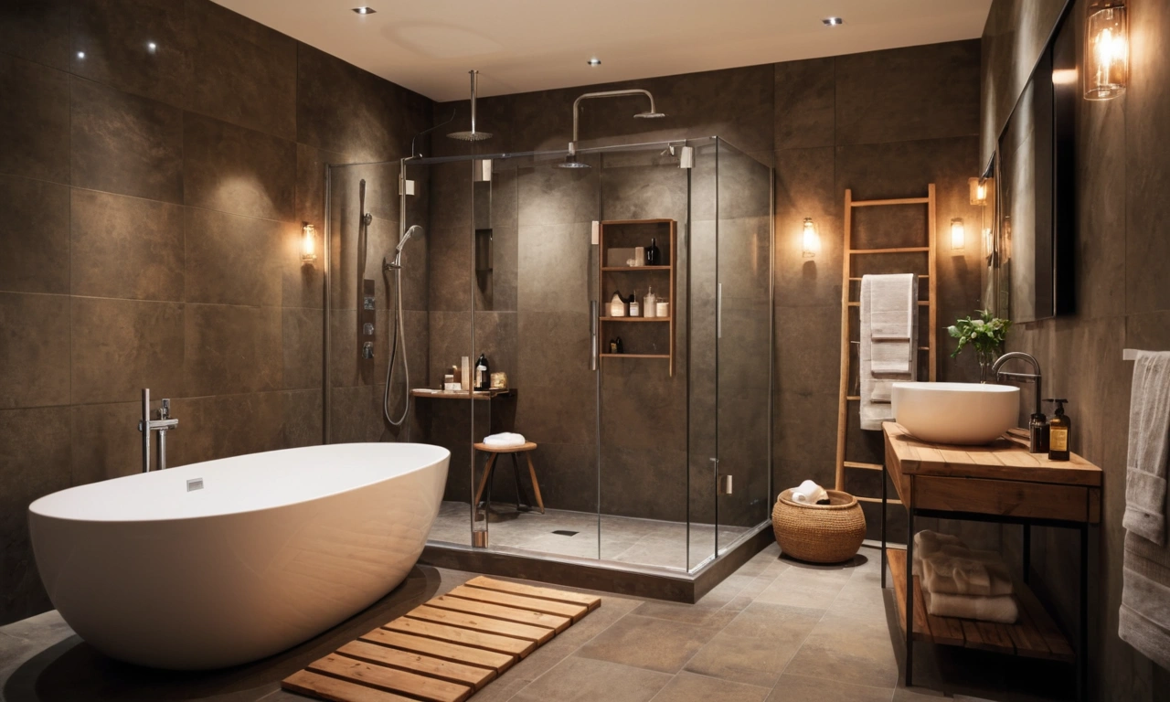 Популярность стиля Лофт в современном дизайне ванной комнаты