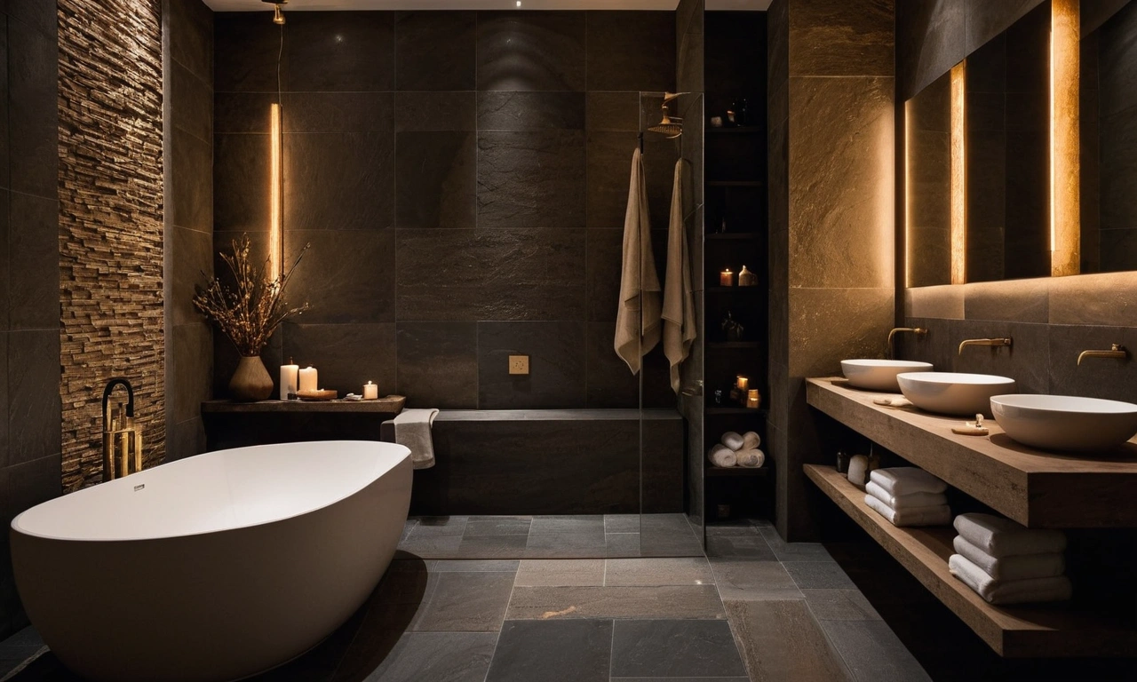 Ванна и раковина в стиле Лофт