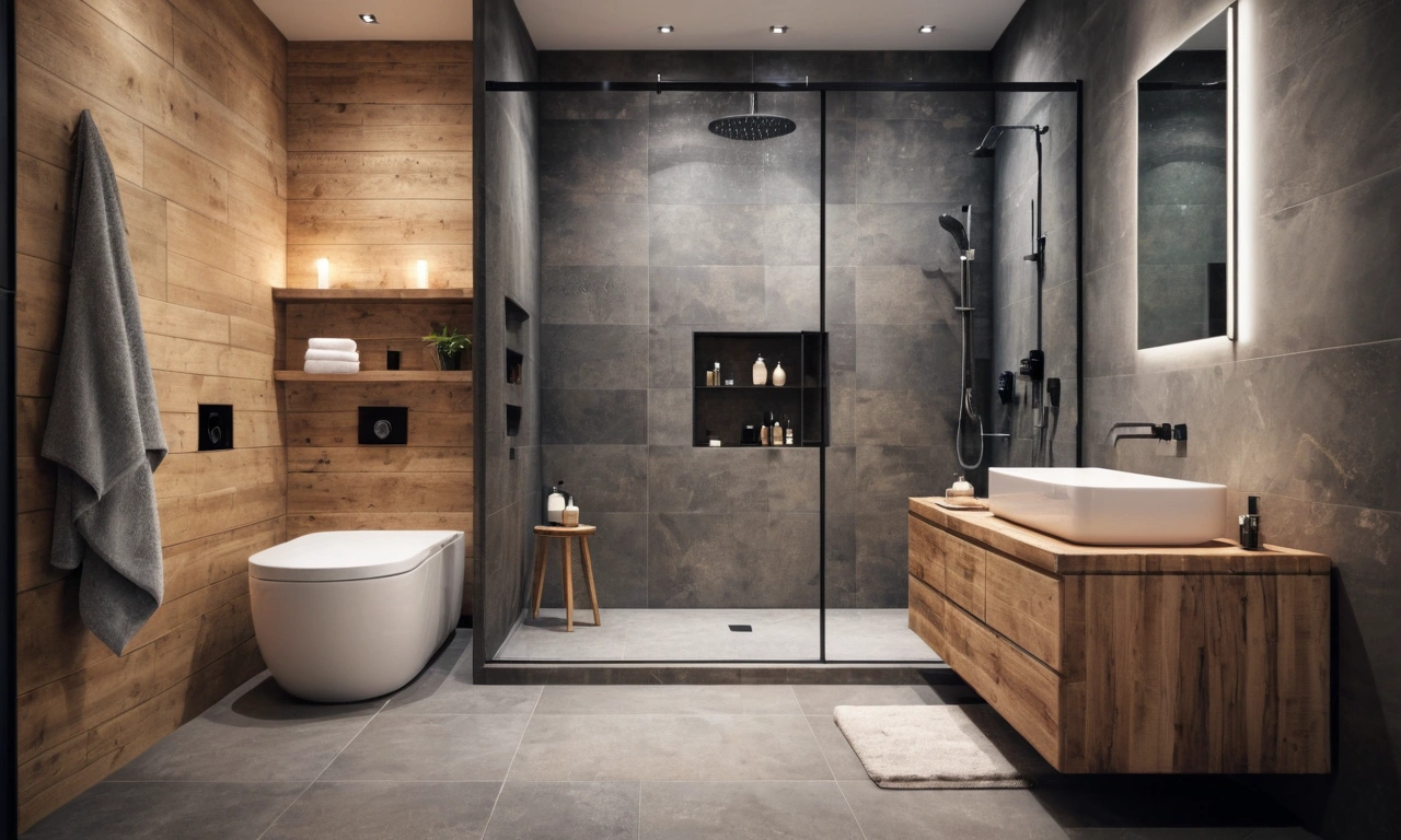 Цветовая гамма в стиле Лофт: тренды и идеи для ванной комнаты