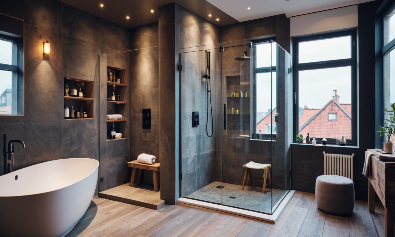 Минимализм и функциональность в дизайне сантехники в стиле Лофт