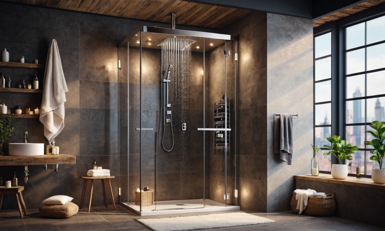 Индустриальный шарм ванной комнаты: сантехника в стиле Лофт