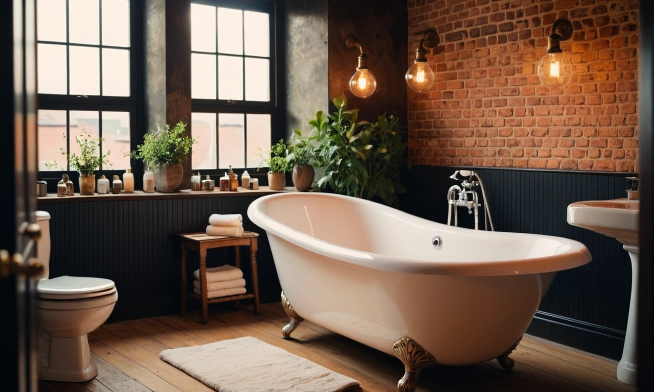 Лофт: оригинальное решение для сантехнического пространства