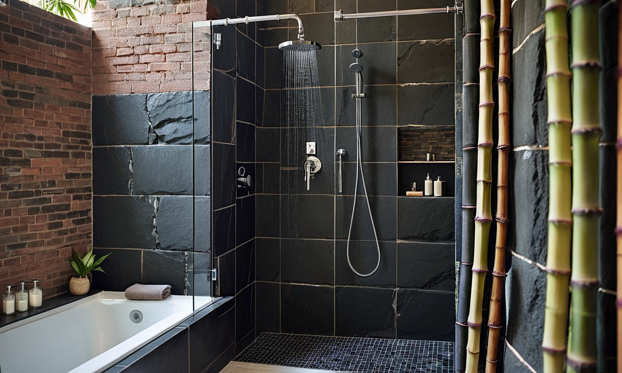 Примеры дизайна Лофт в сантехнике