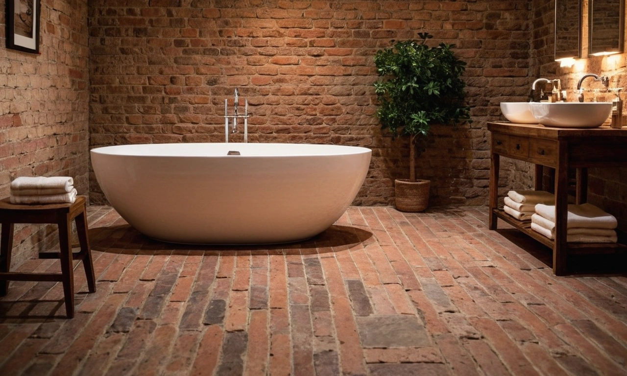 Освещение и декор в сантехнике в стиле Лофт