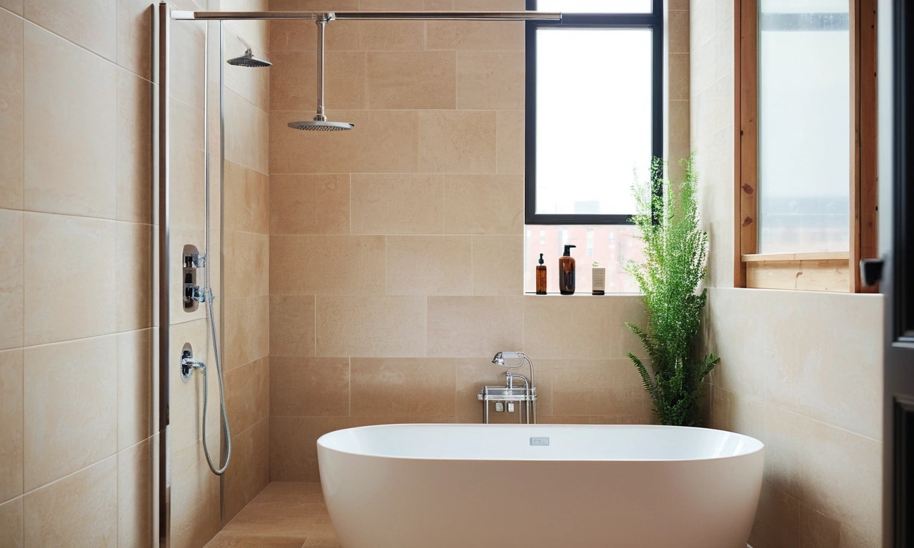 Дизайн ванной комнаты в стиле Лофт: выберите правильную сантехнику