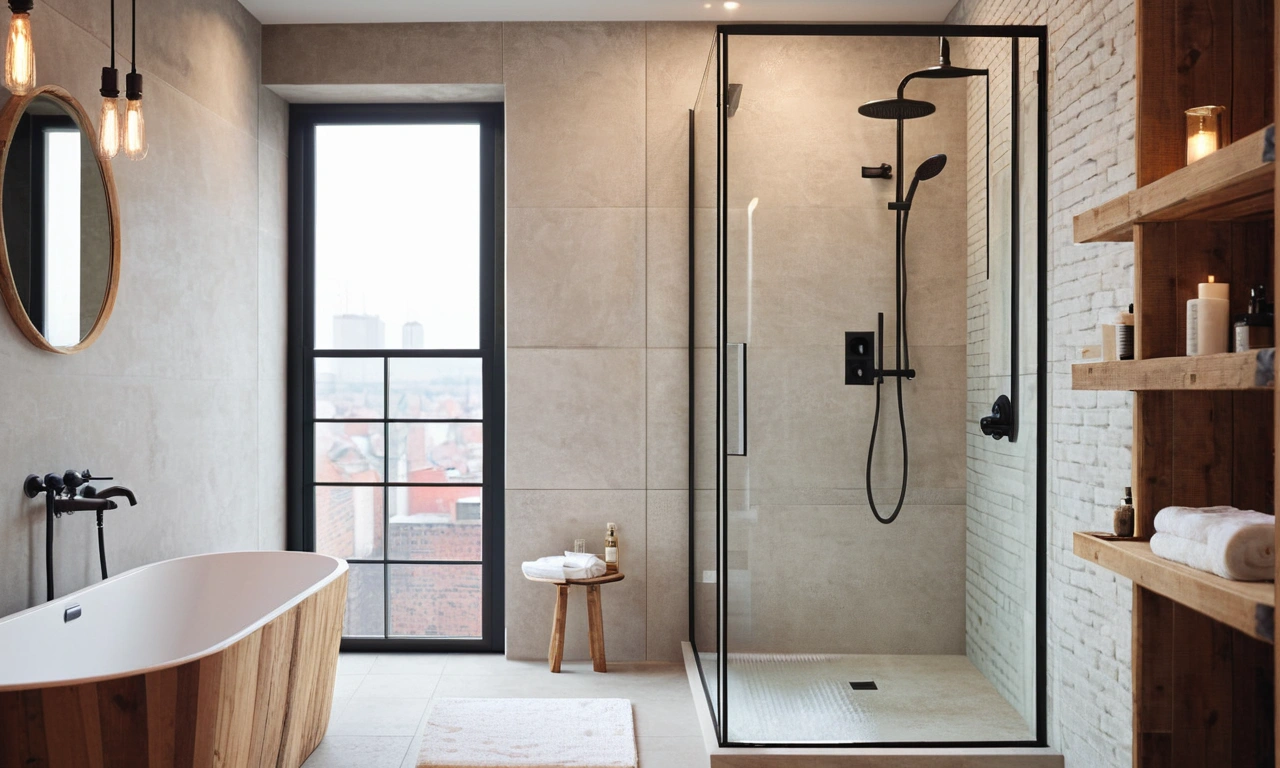 Идеи для реализации лофт-стиля в ванной