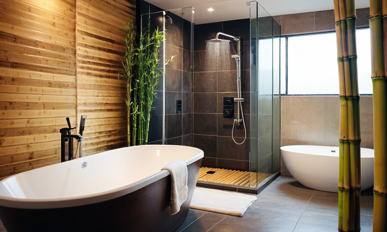 Как добиться эффекта пространства в маленькой ванной комнате?