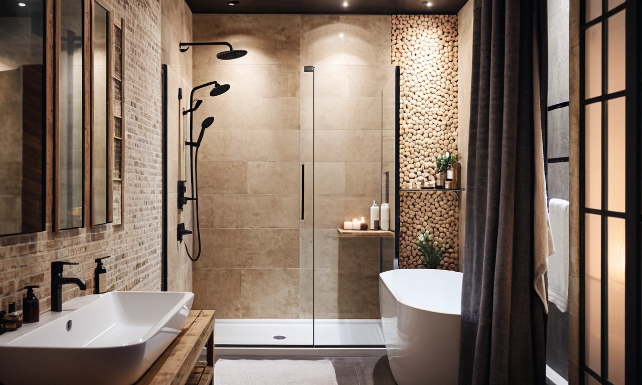 Ванны и душевые кабины в стиле Лофт: выберите стильные решения