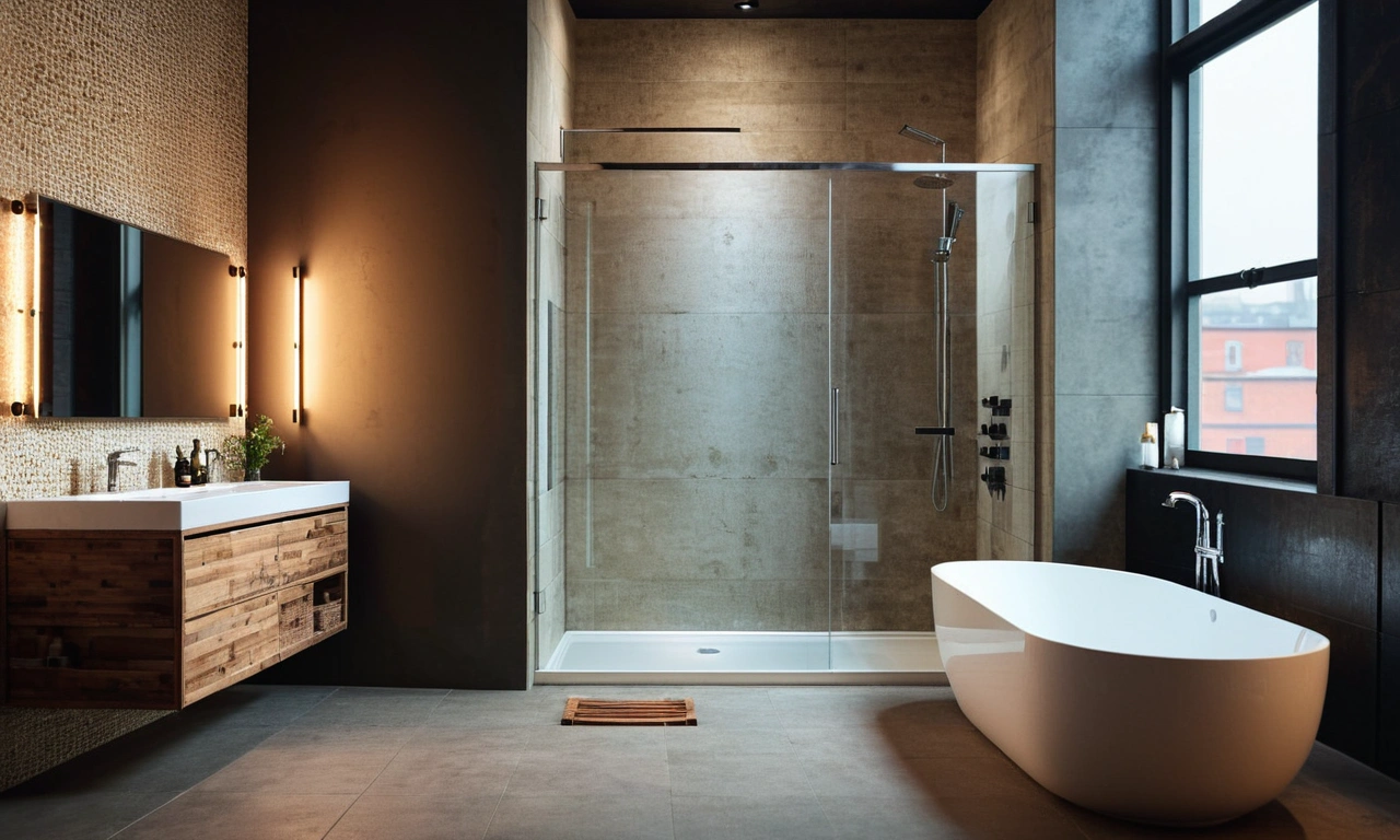 Интеграция технологий в интерьер ванной комнаты в стиле Лофт