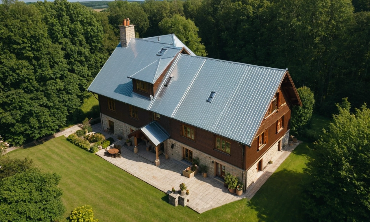Преимущества сочетания дерева и металла в кровле