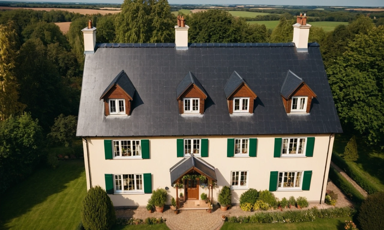 Как использовать черный цвет в дизайне кровли в стиле Лофт