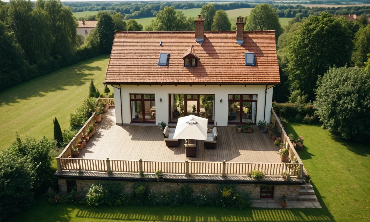 Интеграция живой зелени и садов на крыше