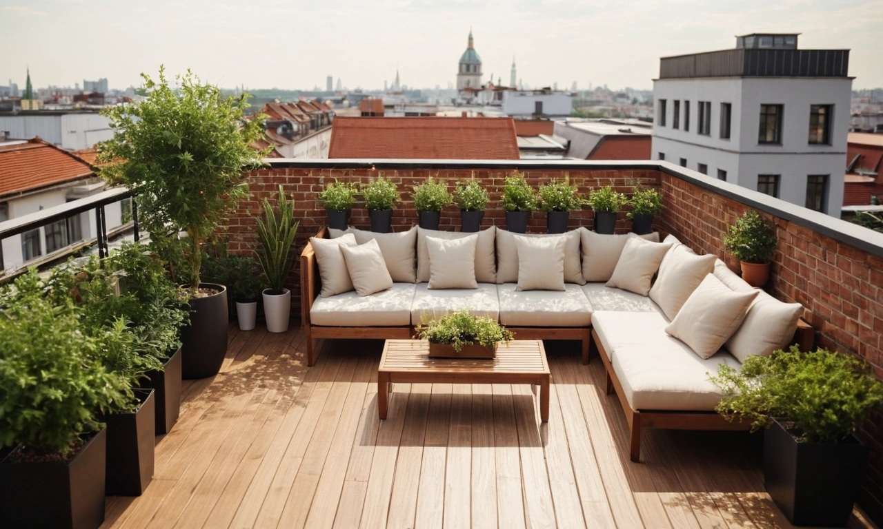 Преимущества плоской крыши