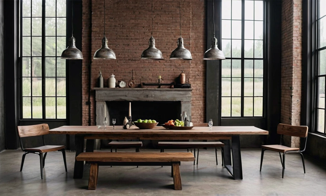 Лофт-стол: идеальное место для работы и отдыха