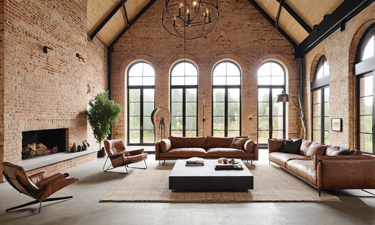 Лофт в загородном доме: создание уникального интерьера с использованием мебели