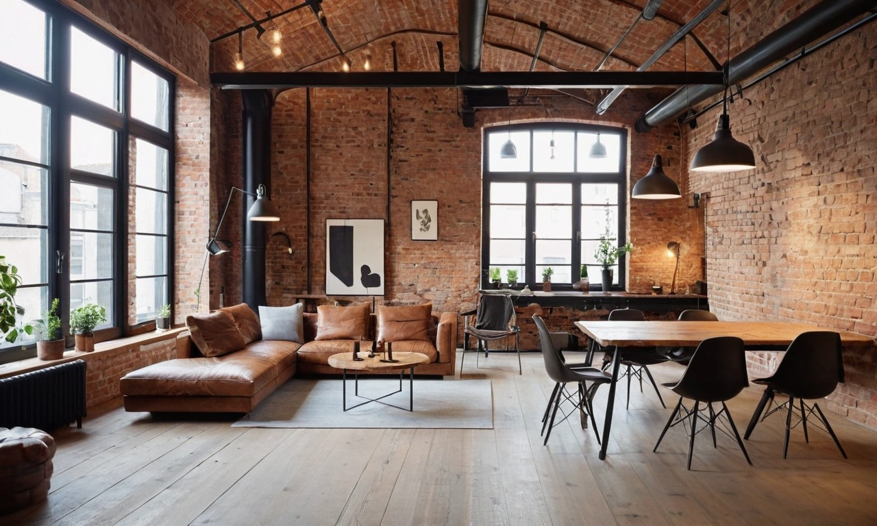 Металл и дерево в сочетании