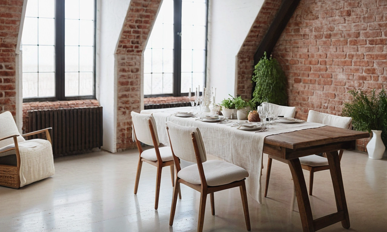 Стильные контрасты: оформление пространства классической мебелью в лофт-стиле