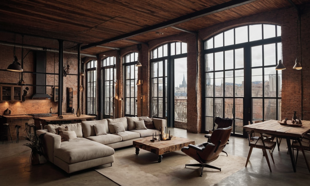 Сочетание естественных материалов