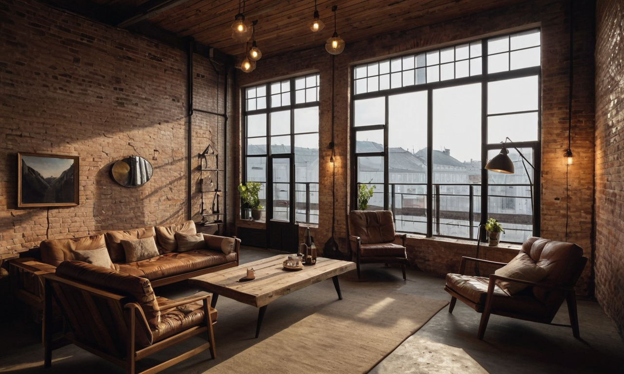 Лофт и аксессуары: подбор декора и текстиля для интерьера с мебелью в стиле Лофт