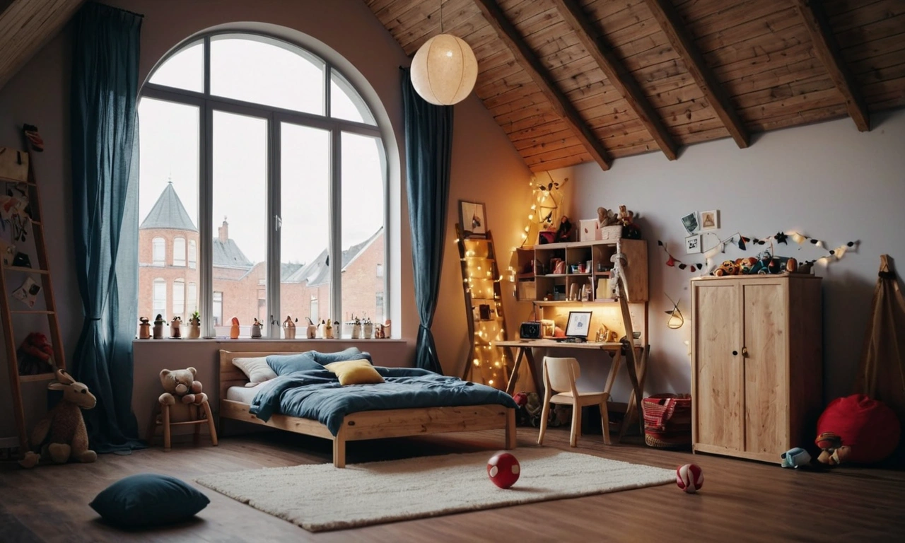 Творческое использование мебели в стиле Лофт в детской комнате