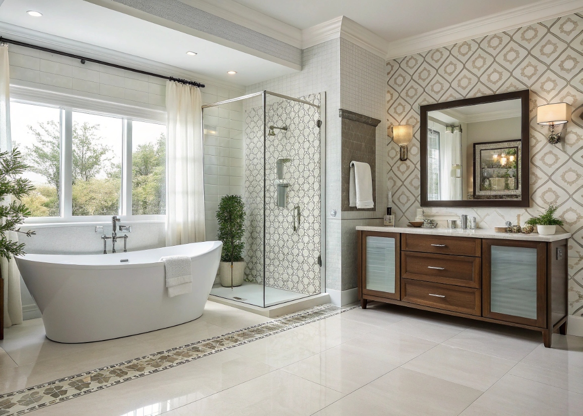 Керамическая плитка и керамогранит под кирпич: интерьер с характером