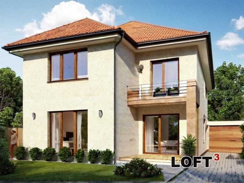 Как использовать тандем дерева и бетона в фасадах Лофт?