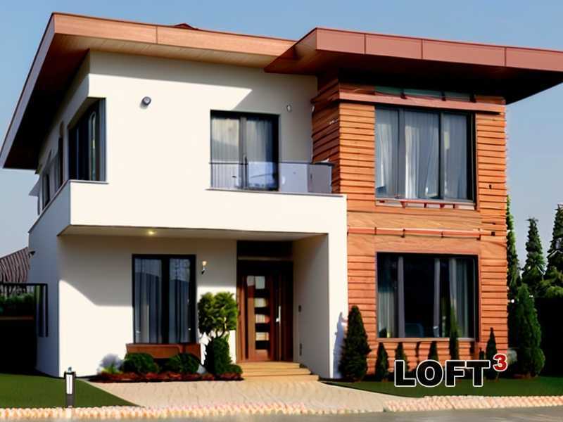 Использование зеркального металла в фасадах Лофт