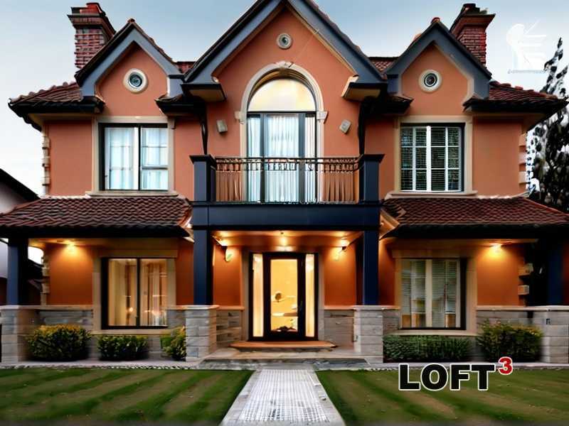 Как создать фасад Лофт с использованием металлических панелей и листов?