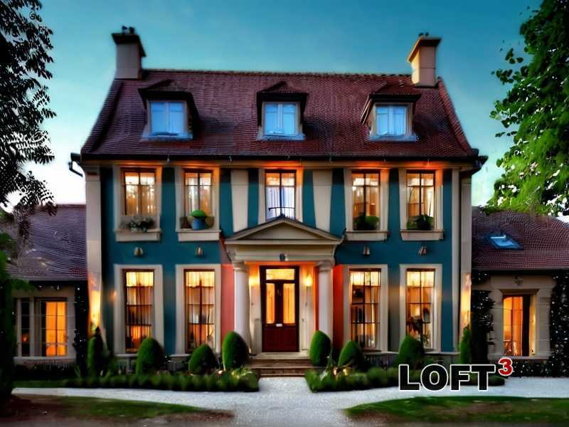 Фасады Лофт с акцентом на элементы ржавого металла