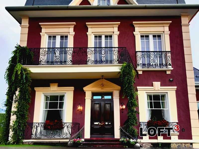 Как добавить контраста в фасад Лофт с помощью архитектурных элементов?