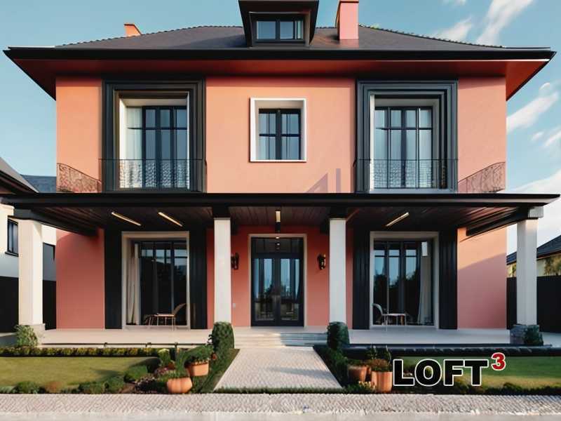 Как создать динамичный фасад в стиле Лофт?