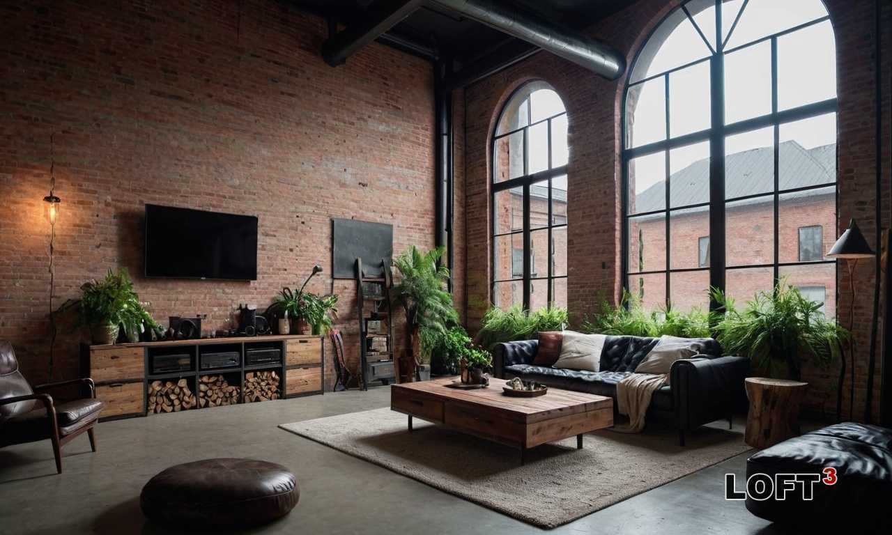 Как сочетать темные и светлые оттенки в Лофт-интерьере