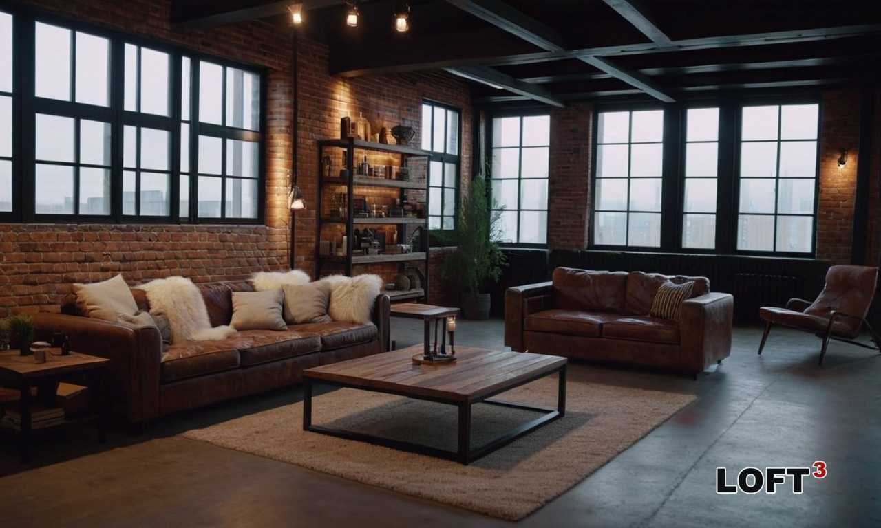 Как использовать деревянные панели для создания теплого Лофт-интерьера