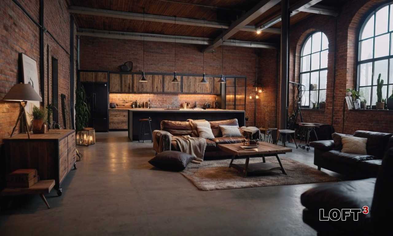 Промышленные лестницы в интерьере Лофт: стиль и практичность