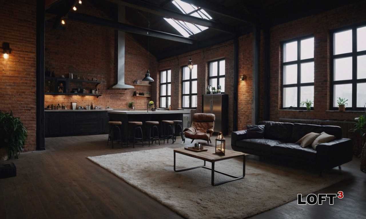 Как использовать яркие акценты в Лофт-дизайне