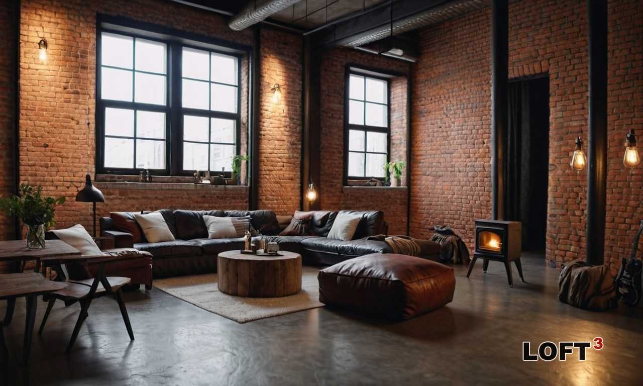 Как создать уютную атмосферу в интерьере Лофт с помощью мягких текстур