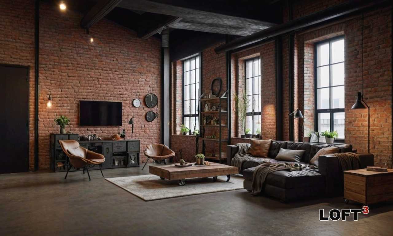 Как использовать бетонные и металлические акценты в ванной комнате в стиле Лофт