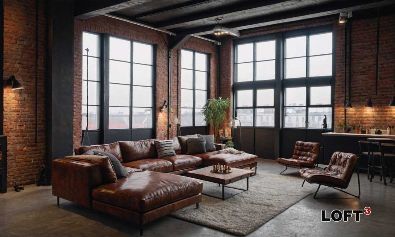 Как оформить пространство с открытым потолком и металлическими конструкциями в стиле Лофт