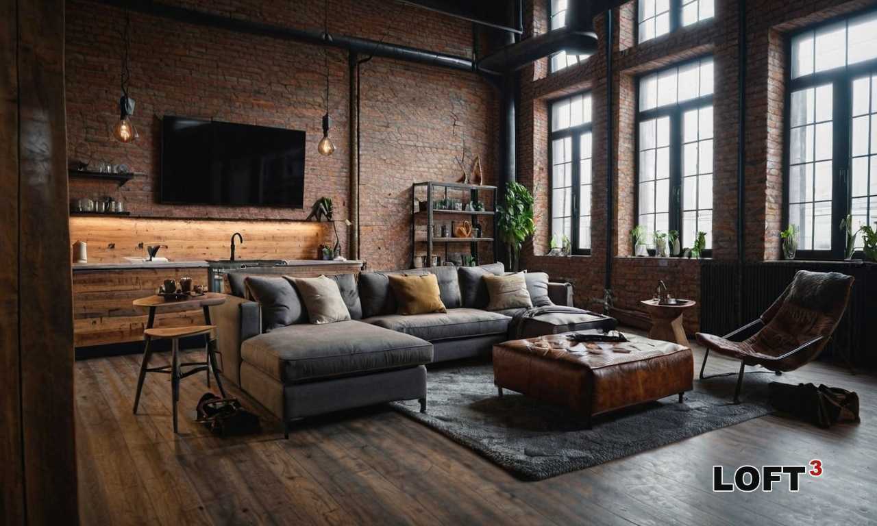 Как оформить столовую зону в стиле Лофт?