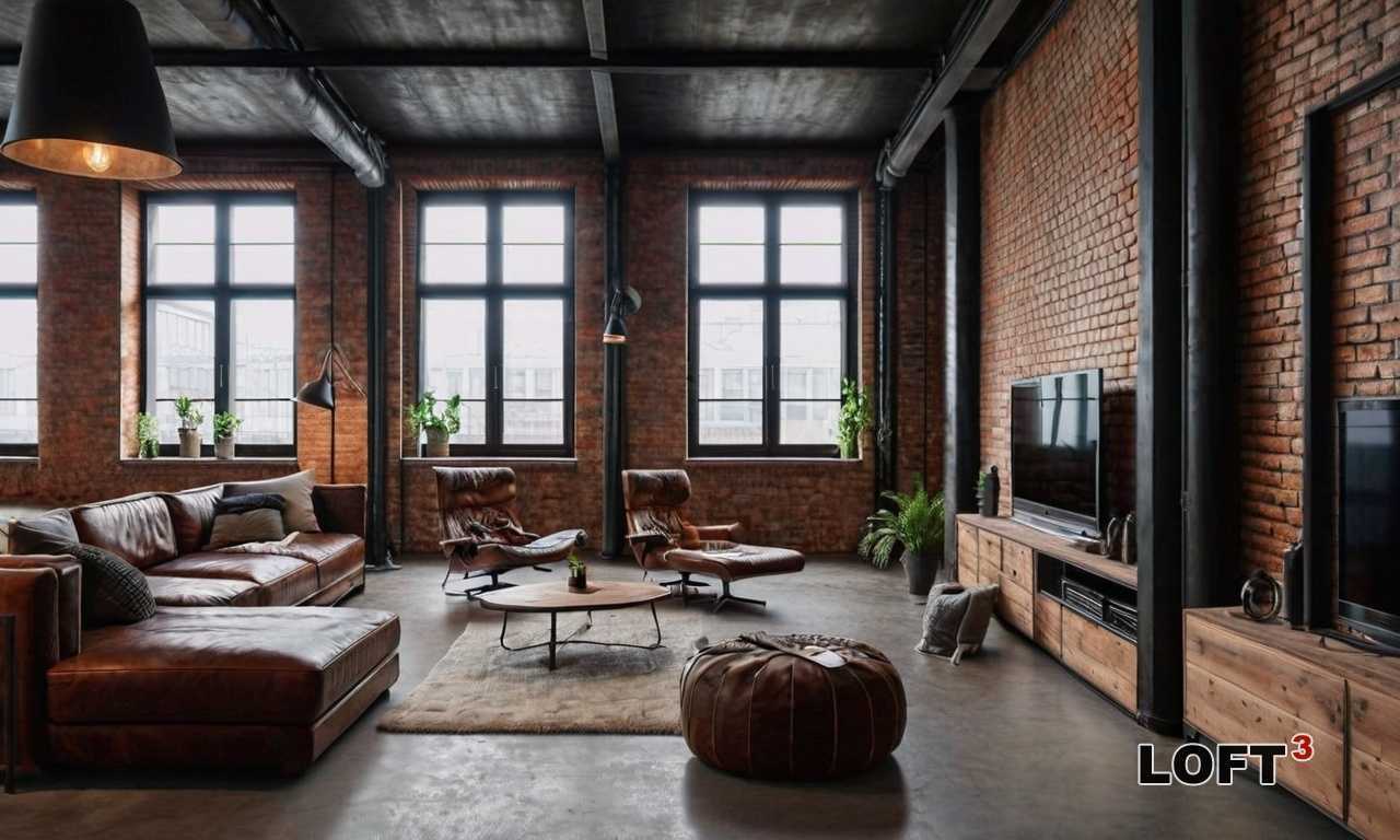 Как оформить обеденную зону с мебелью Лофт?