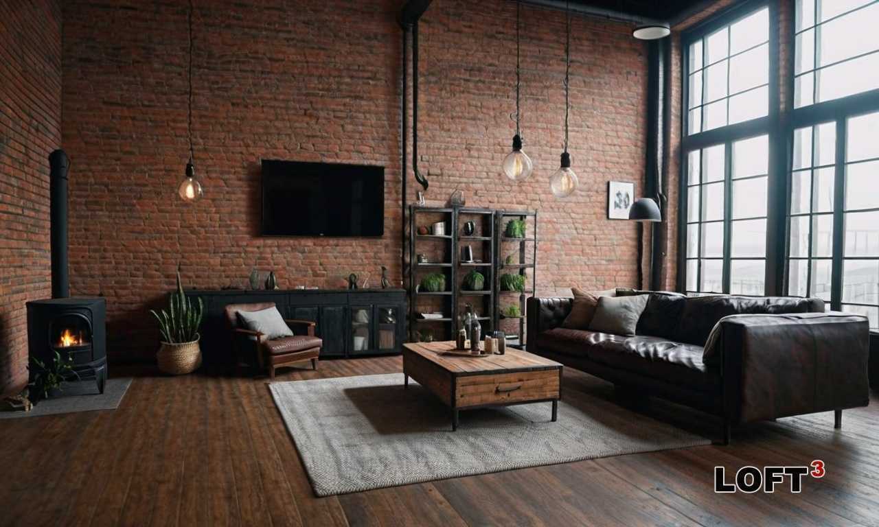 Как выбрать мебель для зоны отдыха в стиле Лофт с кожаными акцентами?