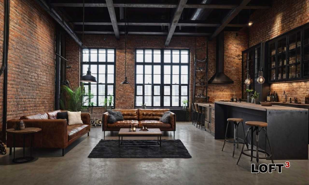 Как использовать мебель Лофт для оформления кухни в стиле ретро?