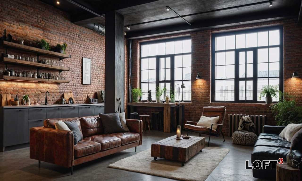 Как оформить балкон в стиле Лофт?