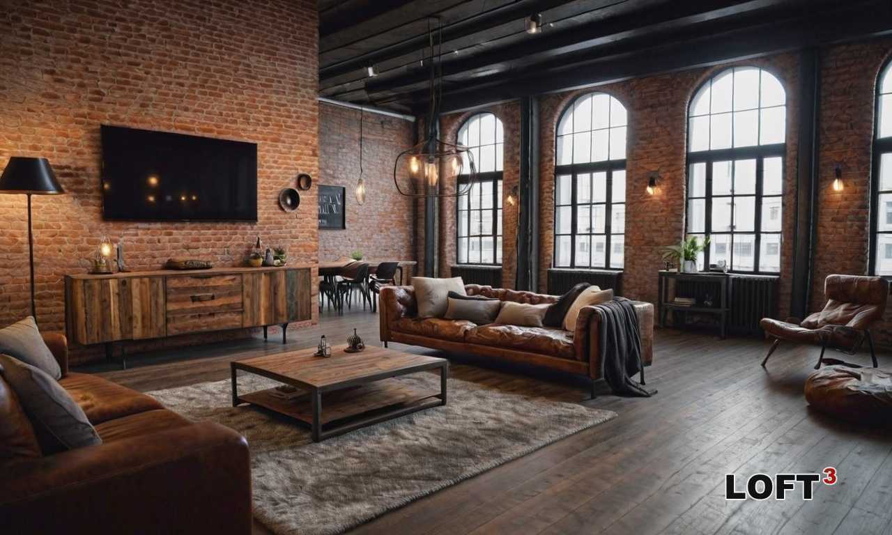 Как оформить ванную комнату с мебелью Лофт и элементами дерева?