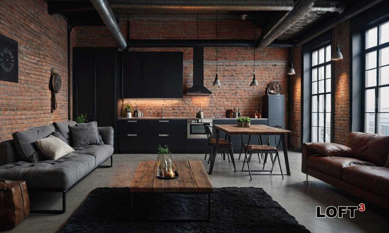 Как сочетать мебель Лофт с элементами бохо?