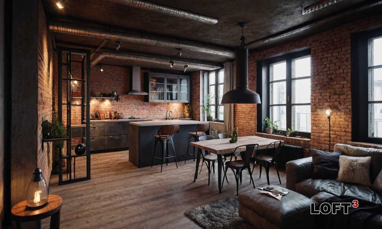 Как выбрать барные стулья для кухни в стиле лофт